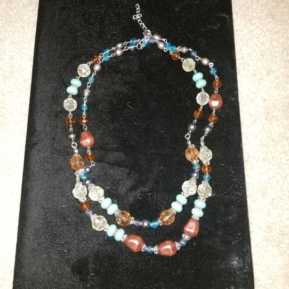 double strand necklace